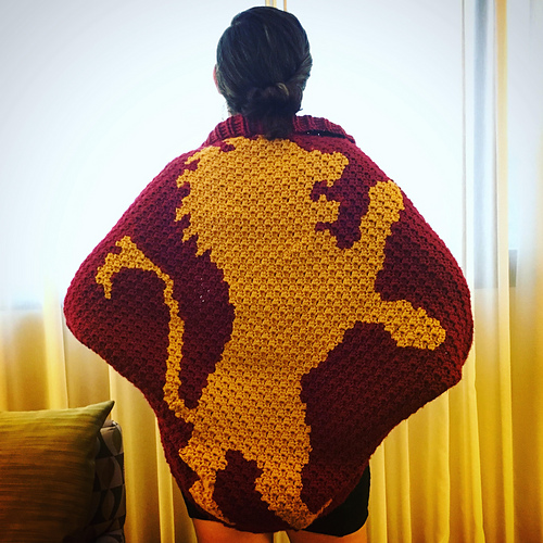 Lion Graphgan Cocoon Cardigan photo 1