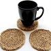 Hemp & Yarn Coasters pattern 