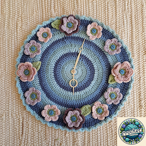 Ravelry: Flower Clock pattern by Mandy Wilken