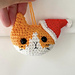 Cat in a Hat Christmas Bauble pattern 