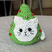 Cat in a Tree Christmas Bauble pattern 