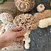 Ruffled Autumn Mushroom pattern 