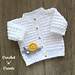 Speedy Snail Baby Cardigan pattern 