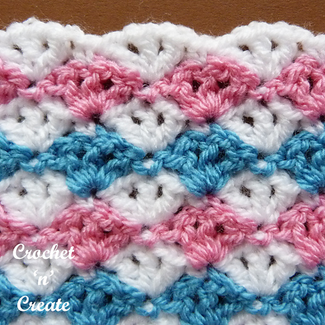 Ravelry Open Shell Stitch Pattern By Crochet n Create