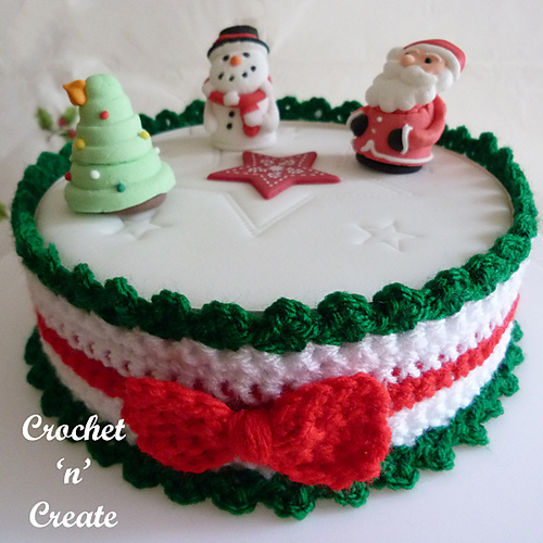 Ravelry Christmas Cake Frill pattern by Crochet 'n' Create