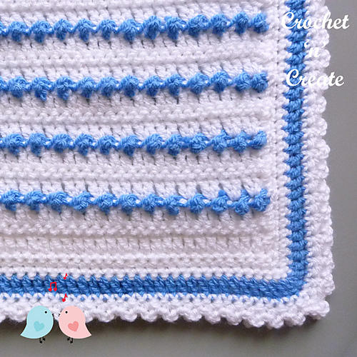 Ravelry Baby Crib Blanket pattern by Crochet 'n' Create