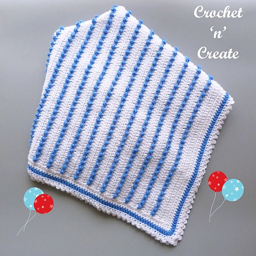 Ravelry Baby Crib Blanket pattern by Crochet 'n' Create