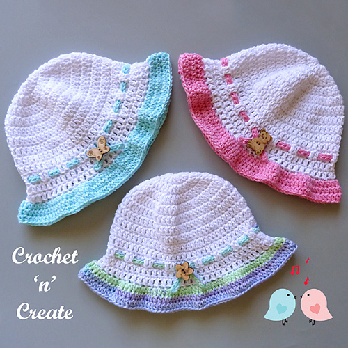 Ravelry: Baby Sun Hat pattern by Crochet 'n' Create