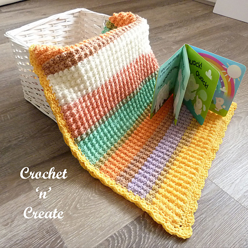 Ravelry Bumpy Meadow Baby Blanket pattern by Crochet 'n' Create