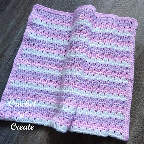 Ravelry Starlight Baby Blanket pattern by Crochet 'n' Create