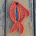 bubble fish Hair clip pattern