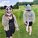 Opossum Costume Gloves pattern