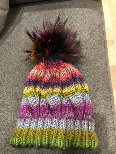 big fat cable hat photo 3