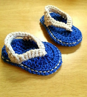 Ravelry: Baby Flip-Flops pattern by Evonne Umbel