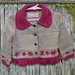 Embroidered Daisy Cardigan pattern 