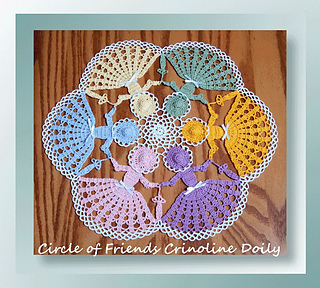 0555 Circle of Friends Crinoline Doily pattern by Cylinda D. Mathews