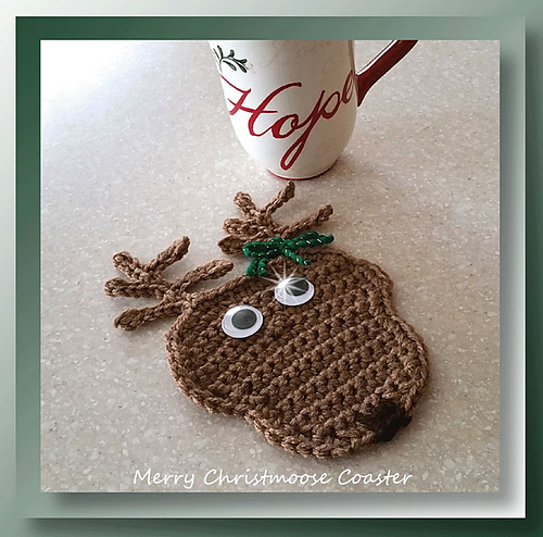 Merry Christmoose Coaster photo 1