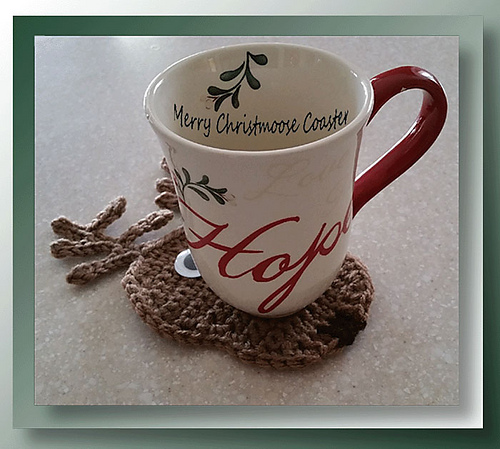 Merry Christmoose Coaster photo 3