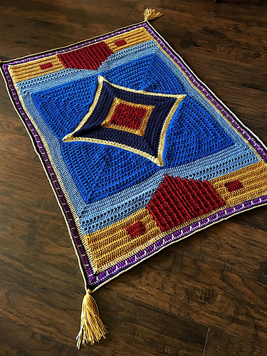 Ravelry: Magic Flying Carpet pattern by Rachele Carmona