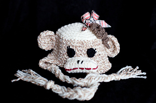 Crochet Sock Monkey Hat