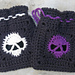 Skully Granny Drawstring Pouch pattern 