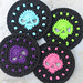 Skully Coasters pattern 