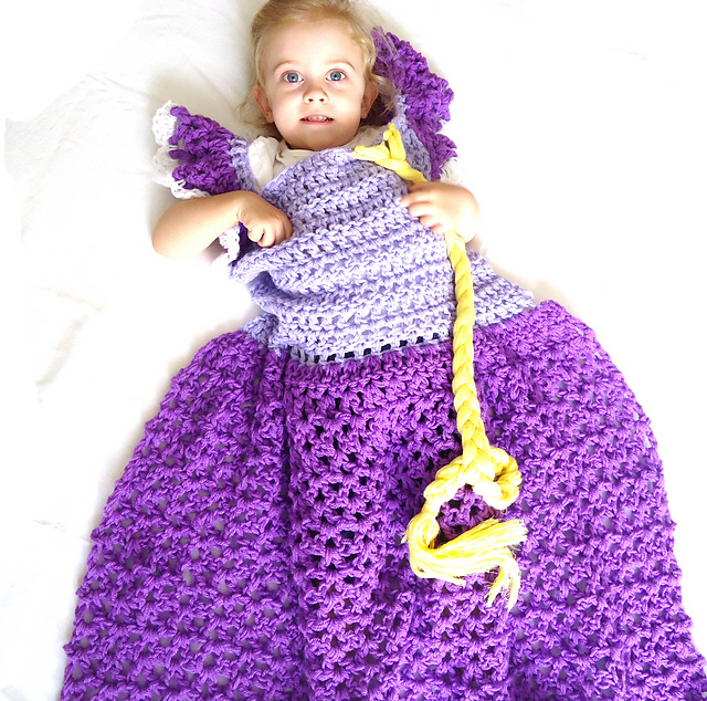 Ravelry Princess Dress Blanket pattern by Beauty Crochet Pattern