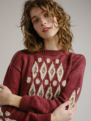 Diamonds and Dots Sweater