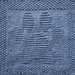 Paw Print Square pattern 
