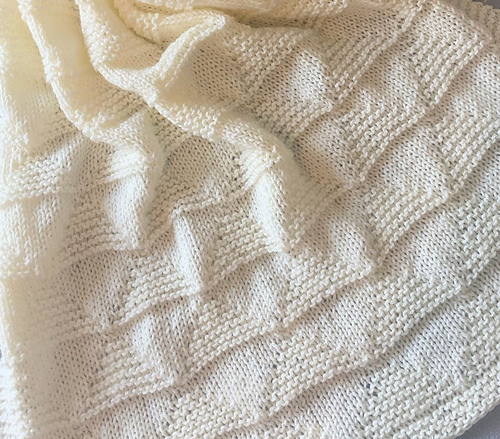 Lille fjell Babypledd - Daisy Gray Knits