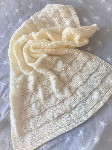 Lille fjell Babypledd - Daisy Gray Knits