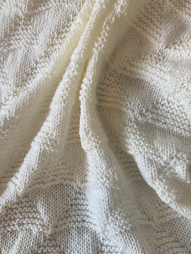 Lille fjell Babypledd - Daisy Gray Knits