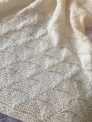 Lille fjell Babypledd - Daisy Gray Knits