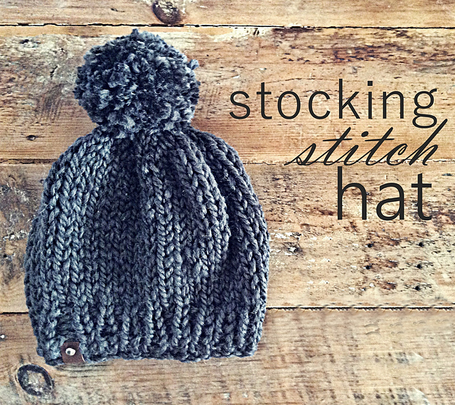 stocking stitch hat pattern