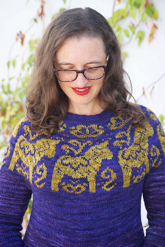 LIBERAL ARTS ×DISCOVERED REMAKE KNIT finished-entrelac-sweater.jpeg