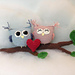 Owl couple pattern 