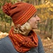 Spiced Cider Set, hat and cowl pattern 