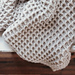 The Waffle Throw pattern 