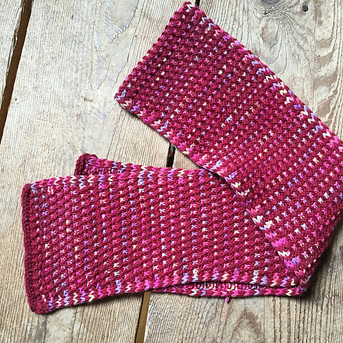 Ravelry Windowpane Scarf pattern by Lisa Krack