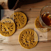 Pirate Skull Coaster pattern 