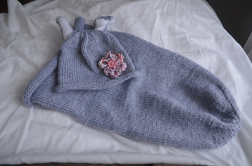 Cottontail Bunny Cocoon & Hat -  Cocoon photo 2