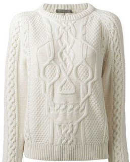 Alexander mcqueen 2025 skull sweater