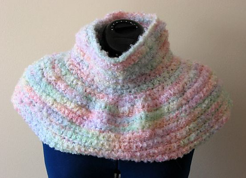 Chunky Turtle Neck Shorty Poncho photo 1