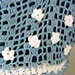 Ladies White Top with Mesh Accents and Matching Purse photo 4