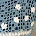 White Top With Mesh Accents and Matching Purse photo 4