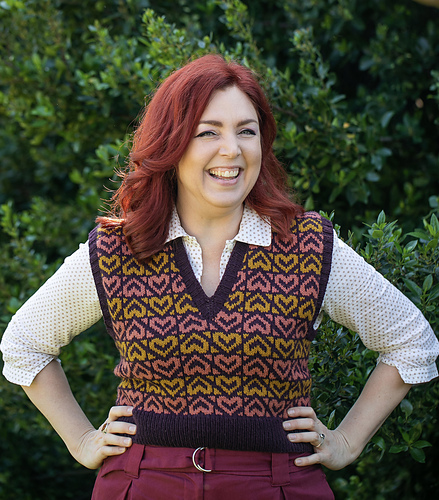 Ravelry: Open Hearted Vest pattern by Pru Raymond