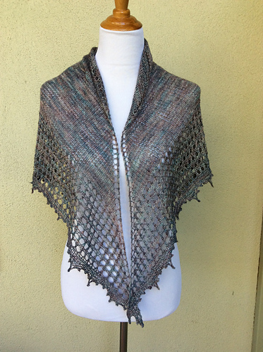 sock yarn shawl