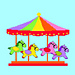 Bright Carousel pattern 