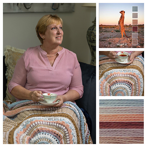 Ravelry The Old Wool Factory Throw pattern by Debbie Hemsley Kaltenbrunn