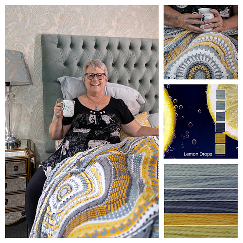 Ravelry The Old Wool Factory Throw pattern by Debbie Hemsley Kaltenbrunn